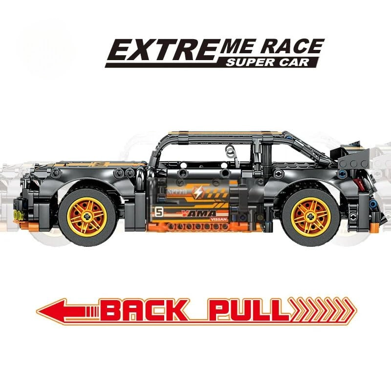 Sports Racing Car Kit - 520 pcs