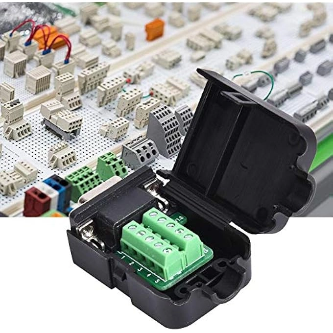 DB9 9PIN SCREW TYPE SERIAL TO TERMINAL FEMALE CONNECTOR ADAPTER