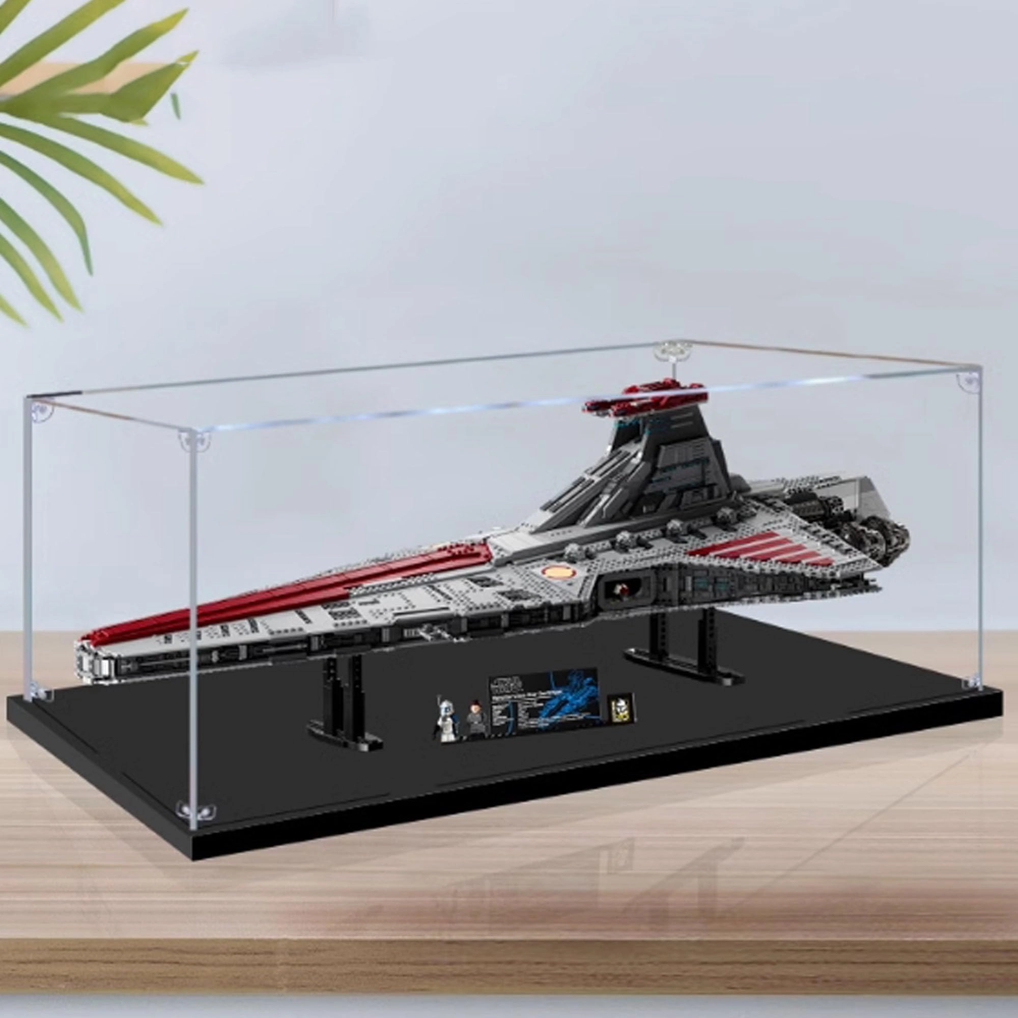 DDXMML Acrylic Display Case - Compatible with Lego 75367 Hunter Republic Attack Cruiser Model Set 3mm