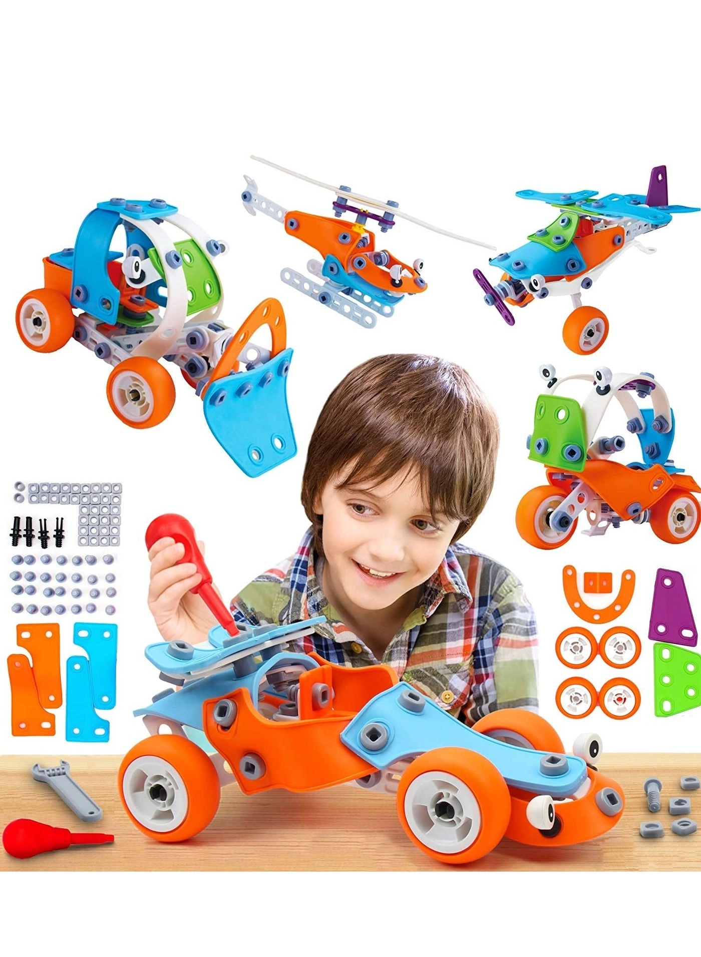 Loquat Erector Set - 5-in-1 for ages 6+