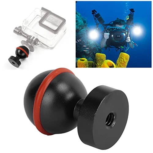 Diving Light Ball Head - Aluminum Alloy Black