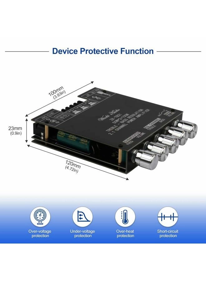 ZK-TB21 - 2.1 channel 50W*2 Max100W