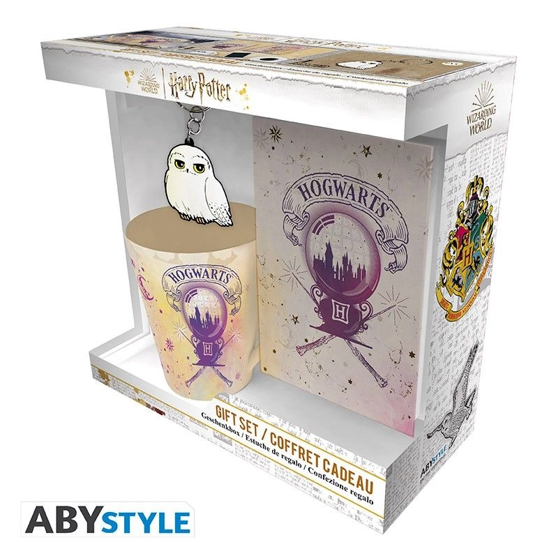 Harry Potter Mug - 250 ml + Harry Potter Keyring + Harry Potter Notebook - 164 pages