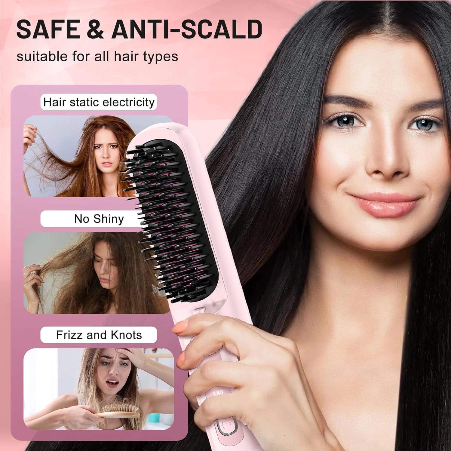 Go Brush Pro - Cordless Rechargeable Pink