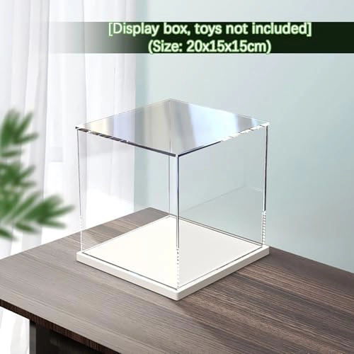 21345 Display Case - Acrylic Dustproof Black Base