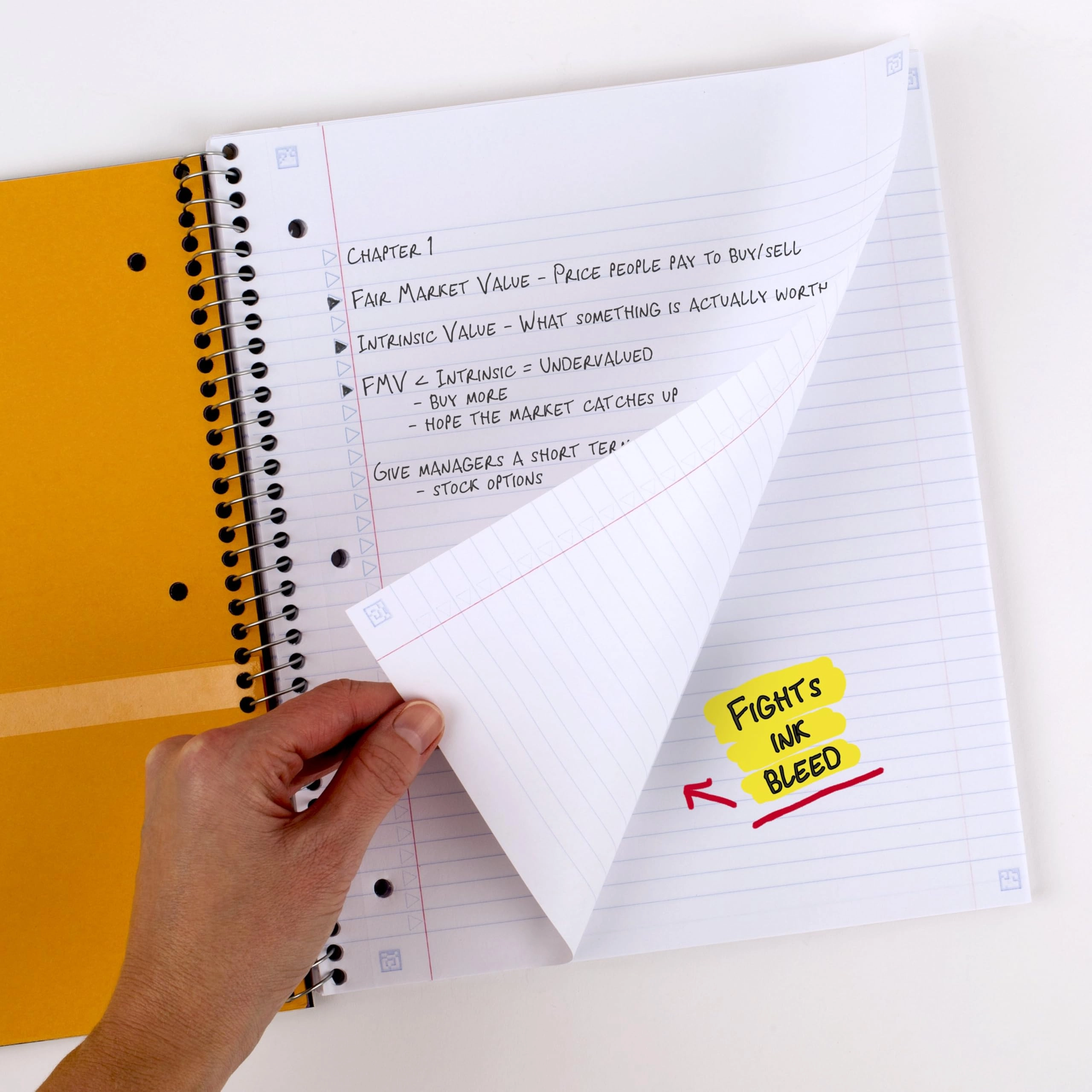 Spiral Notebook 8-1/2" x 11" Spiral - Lined 100 Sheets