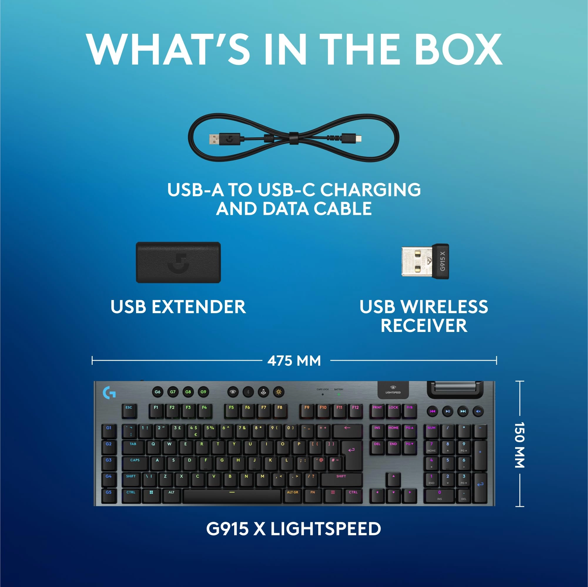 G915 X LIGHTSPEED - UK Wired/Wireless