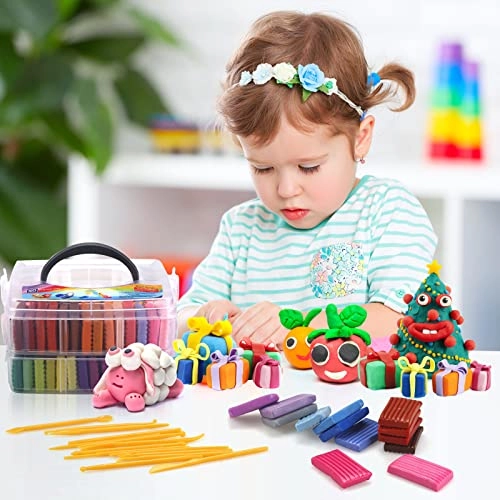 Polymer Clay Starter kit - Non-toxic 1.27 Kg 50pcs.