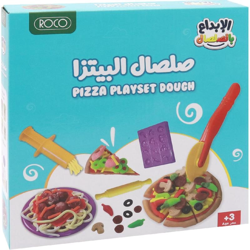 Roco Ready Steady Dough Pizza Playset - Modelling Clay/Dough + Accessory