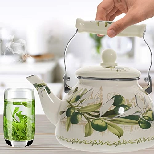 Enamel Tea Kettle - Enamel