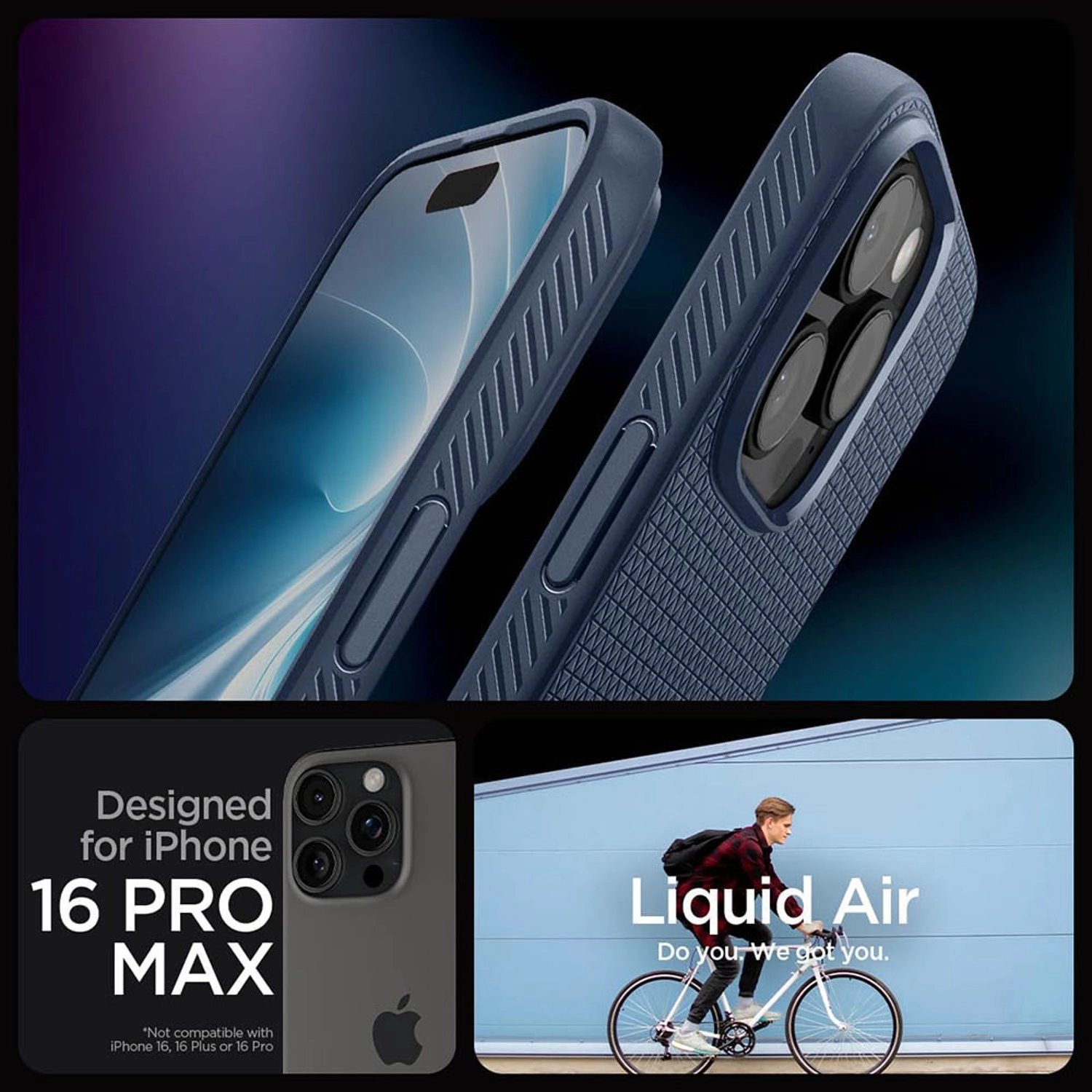 Liquid Air Case for iPhone 16 Pro Max
