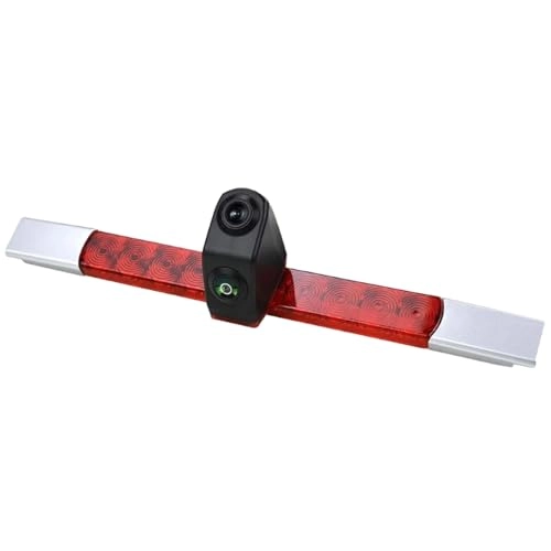 Rear View Mirror Monitor - 4.3 Inch Wired + Brake Light Camera - 1280 x 720 Night vision