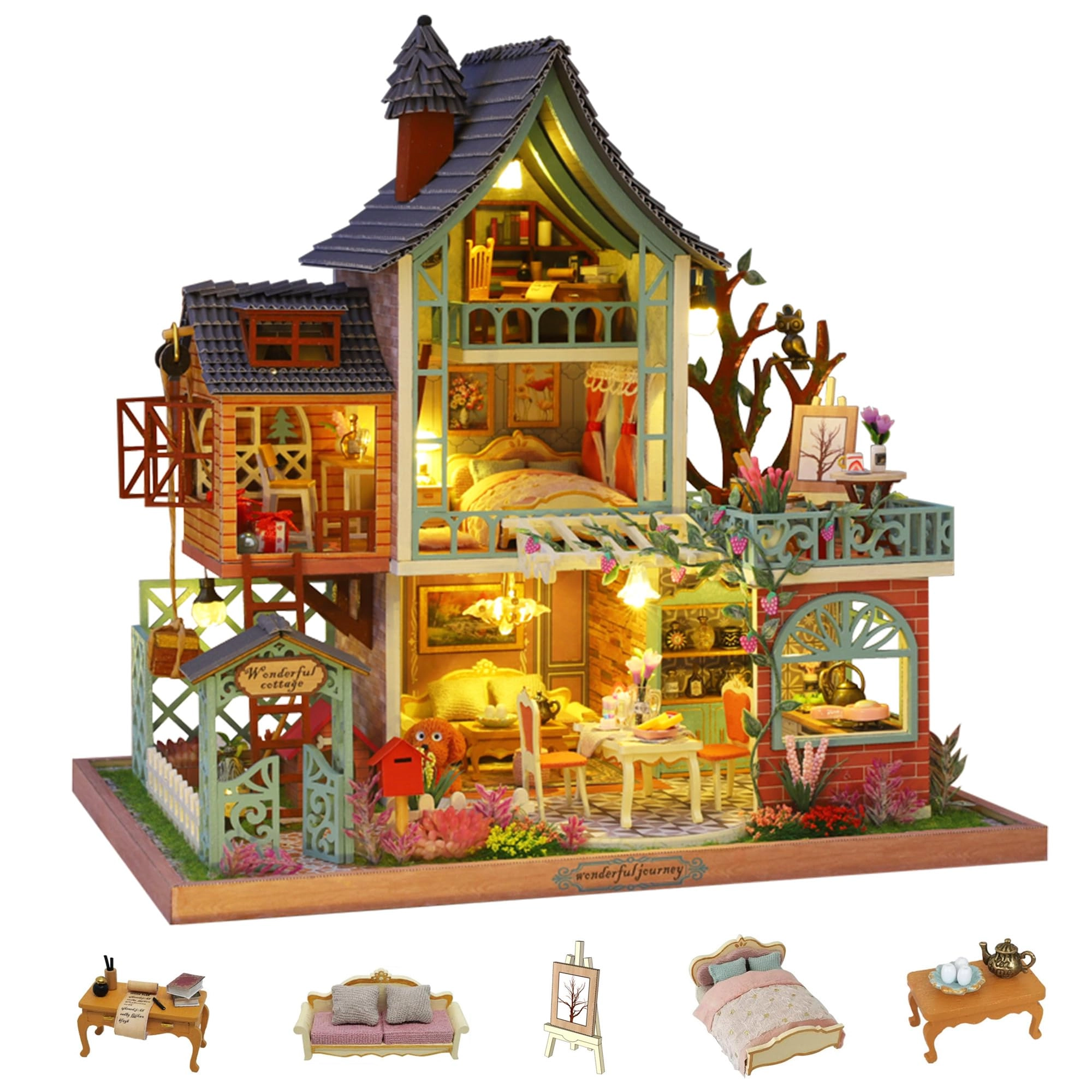 Flever Miniature House Kit - Secret Jungle