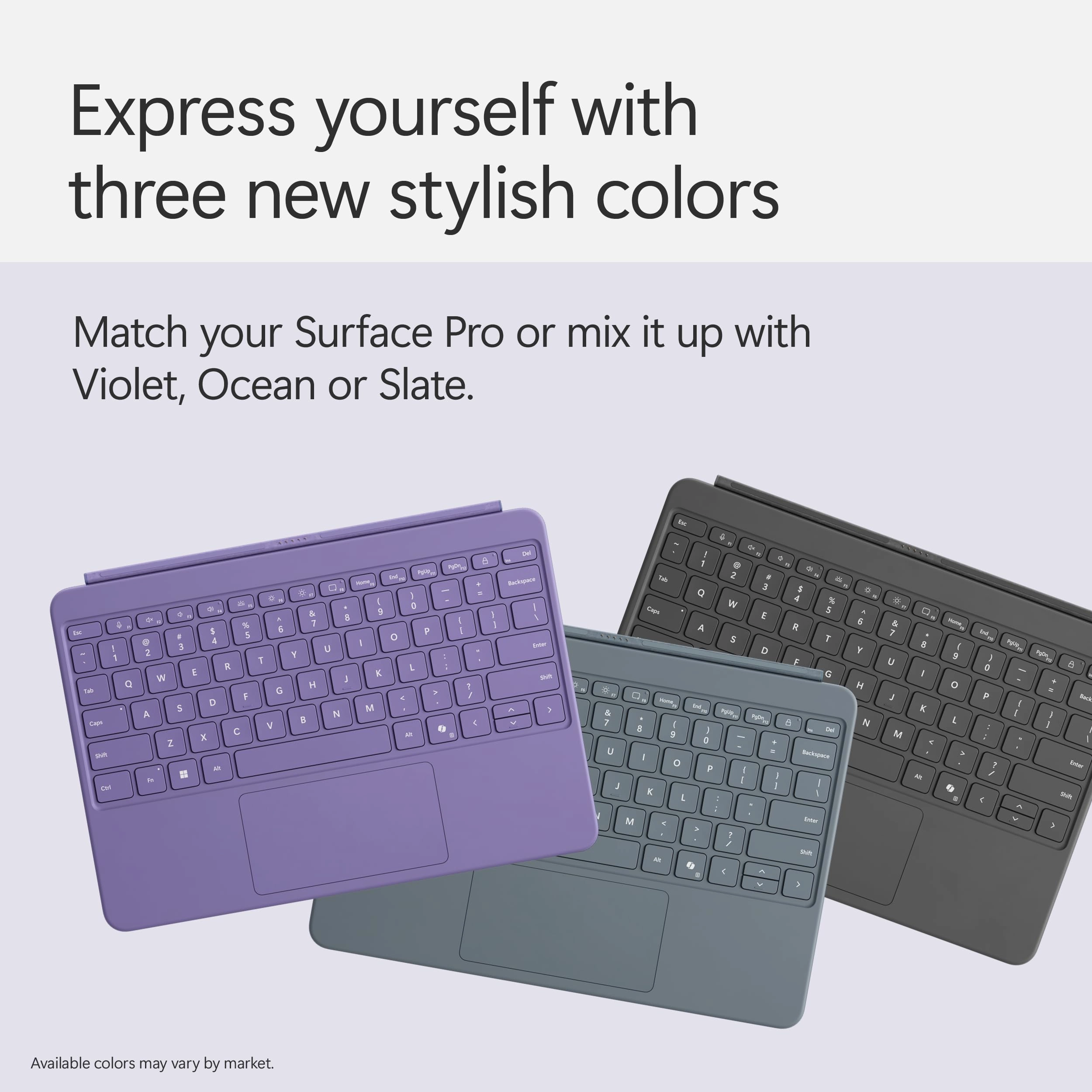 Surface Pro Keyboard - QWERTY Wired + Slim Pen 2