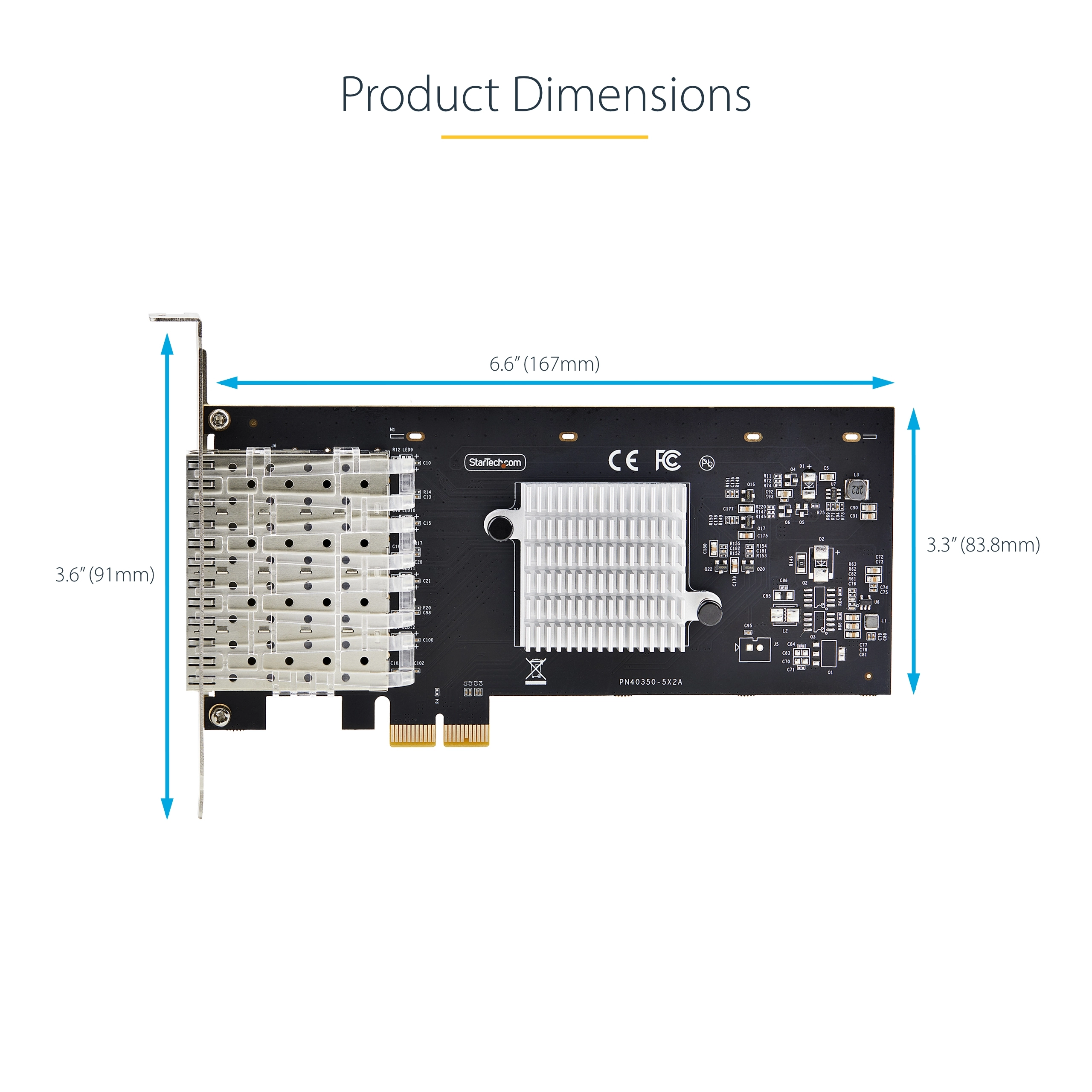 PCI Express Gigabit Ethernet Fiber Network Card