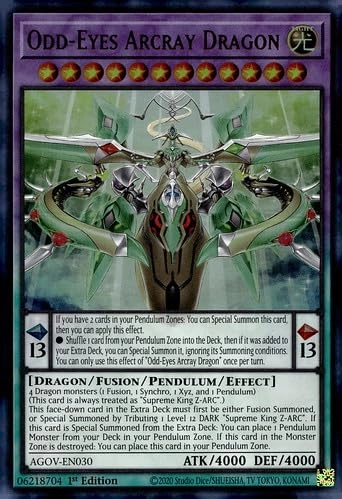 Yu-Gi-Oh! Odd-Eyes Arcray Dragon - AGOV-EN030