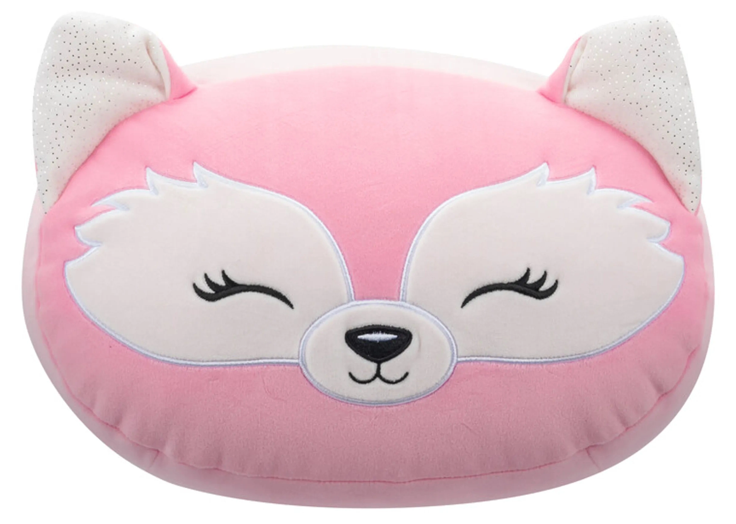 Squishmallows Rhiannon - Medium 12 inch Pink Fox Closed Eyes