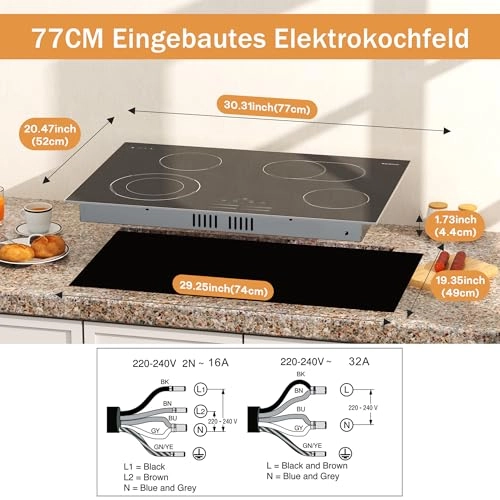 KEC-D46663-BB Ceramic hob