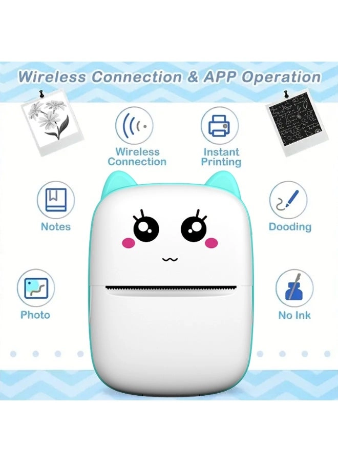 Cute Wireless Label Printer - Thermal Printing