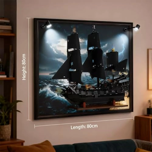 Wall Mount Display Stand - Compatible with 10365 Walnut wood