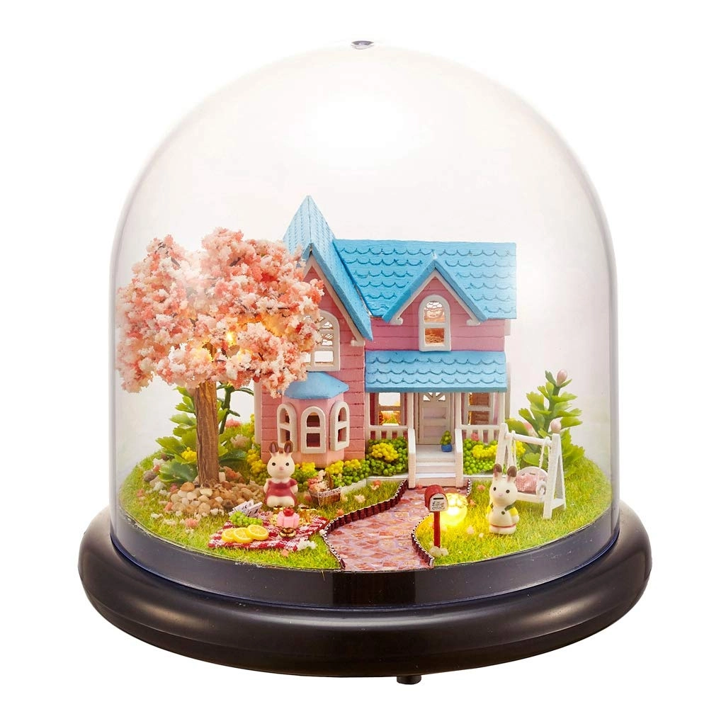 DIY Mini House Kit - Wooden LED Lights