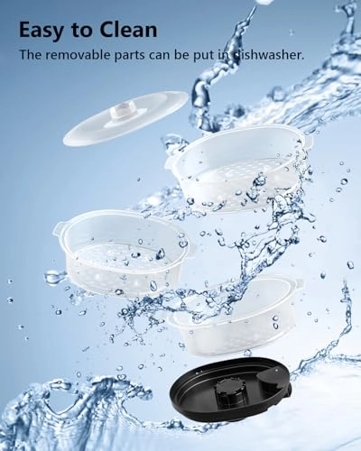 Electric Food Steamer - 13.7 Quarts