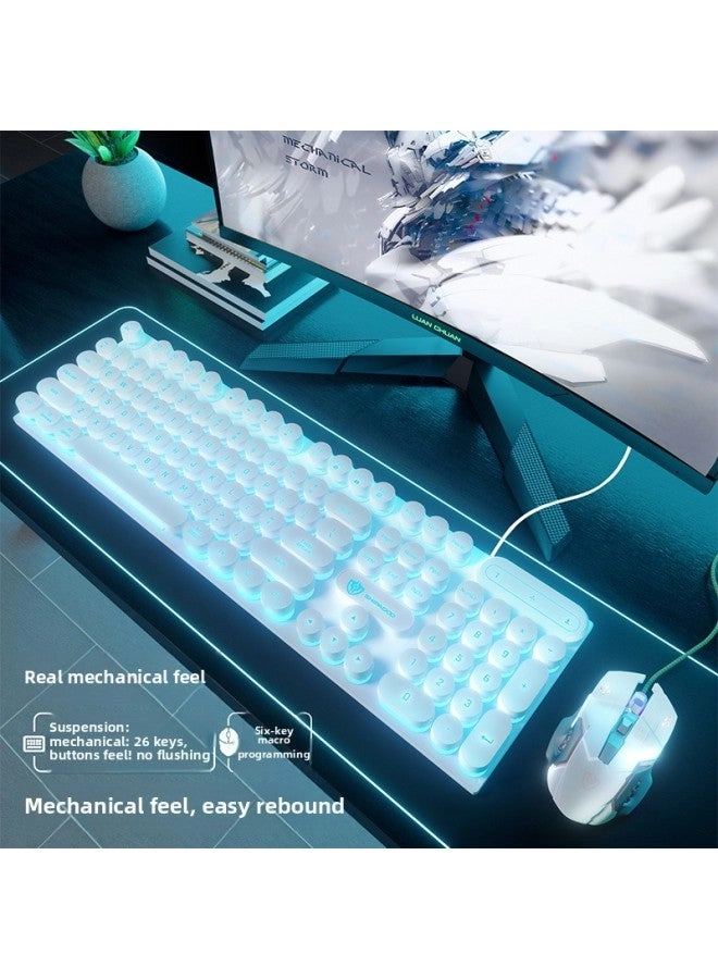 Mechanical Feel - Wired + E-sports Mouse