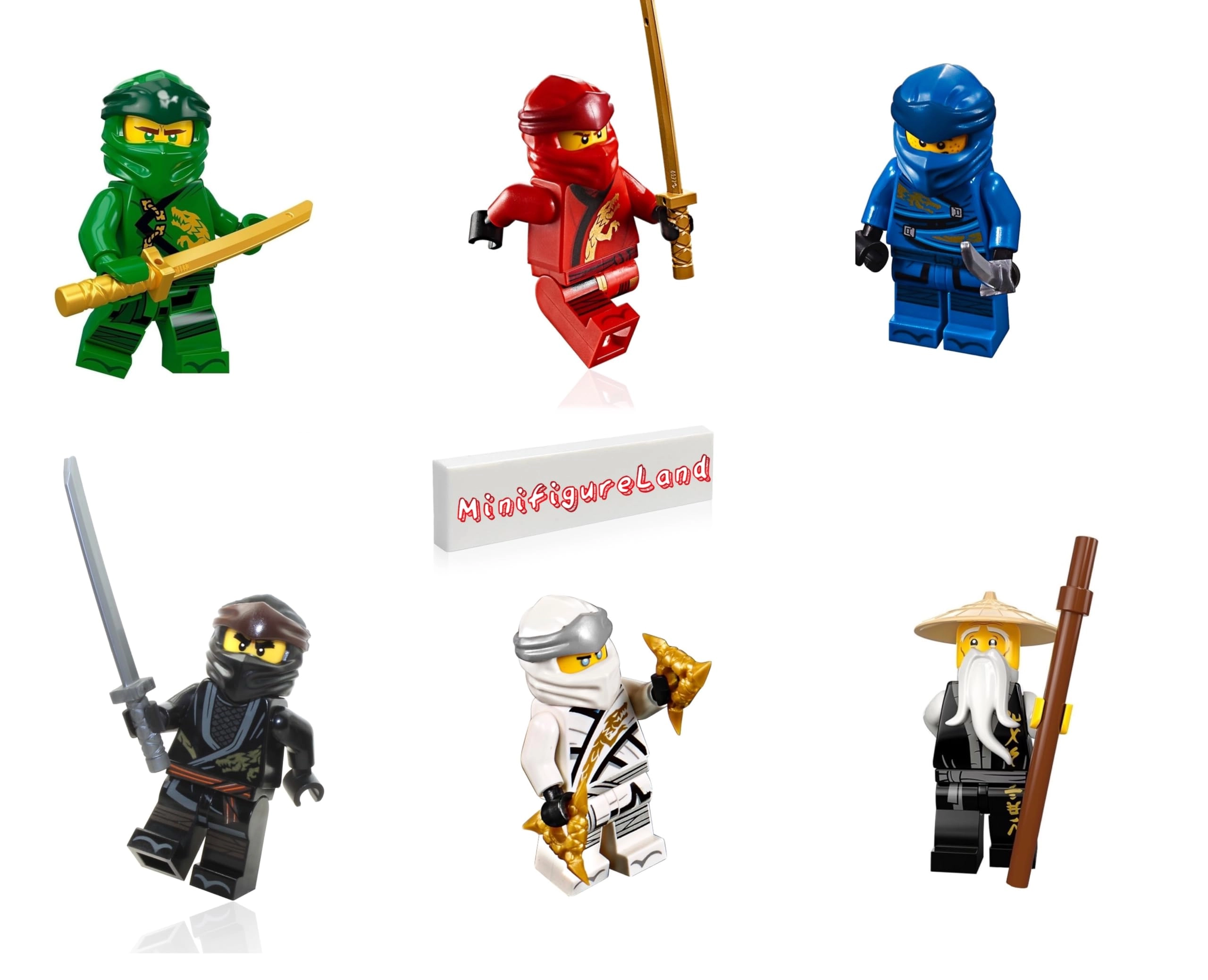 LEGO NINJAGO Legacy Rebooted Minifigure Combo Pack (njo-LRCP) 6 pcs