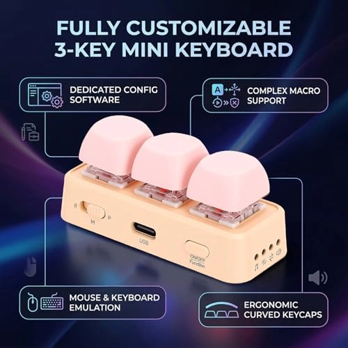 3 Key Keypad - Wired/Wireless