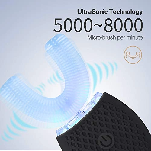 Ultrasonic Automatic Toothbrush - U-Shaped USB Charging
