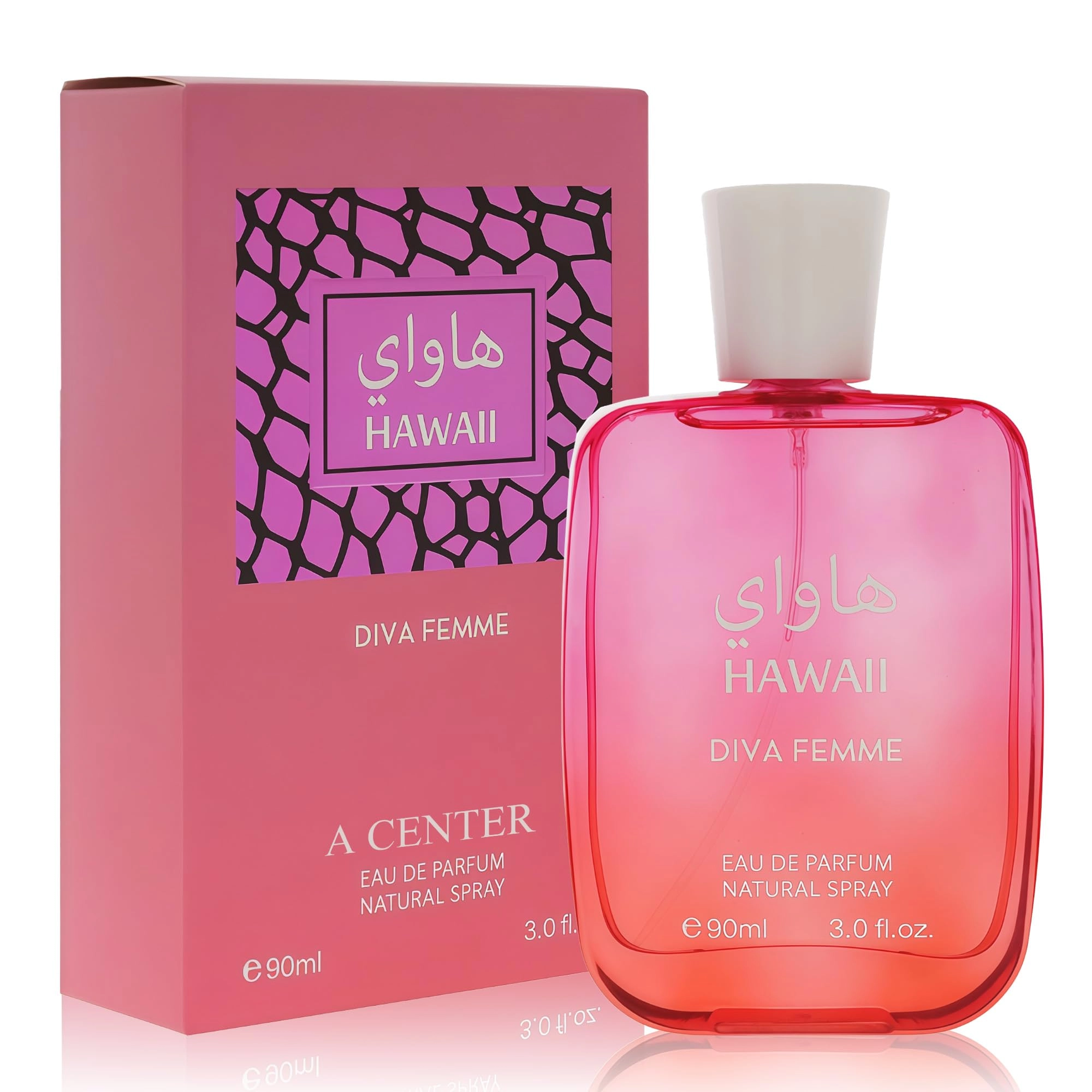 A CENTER Hawaii Diva Femme Eau de Parfum 3.0 Fl Oz