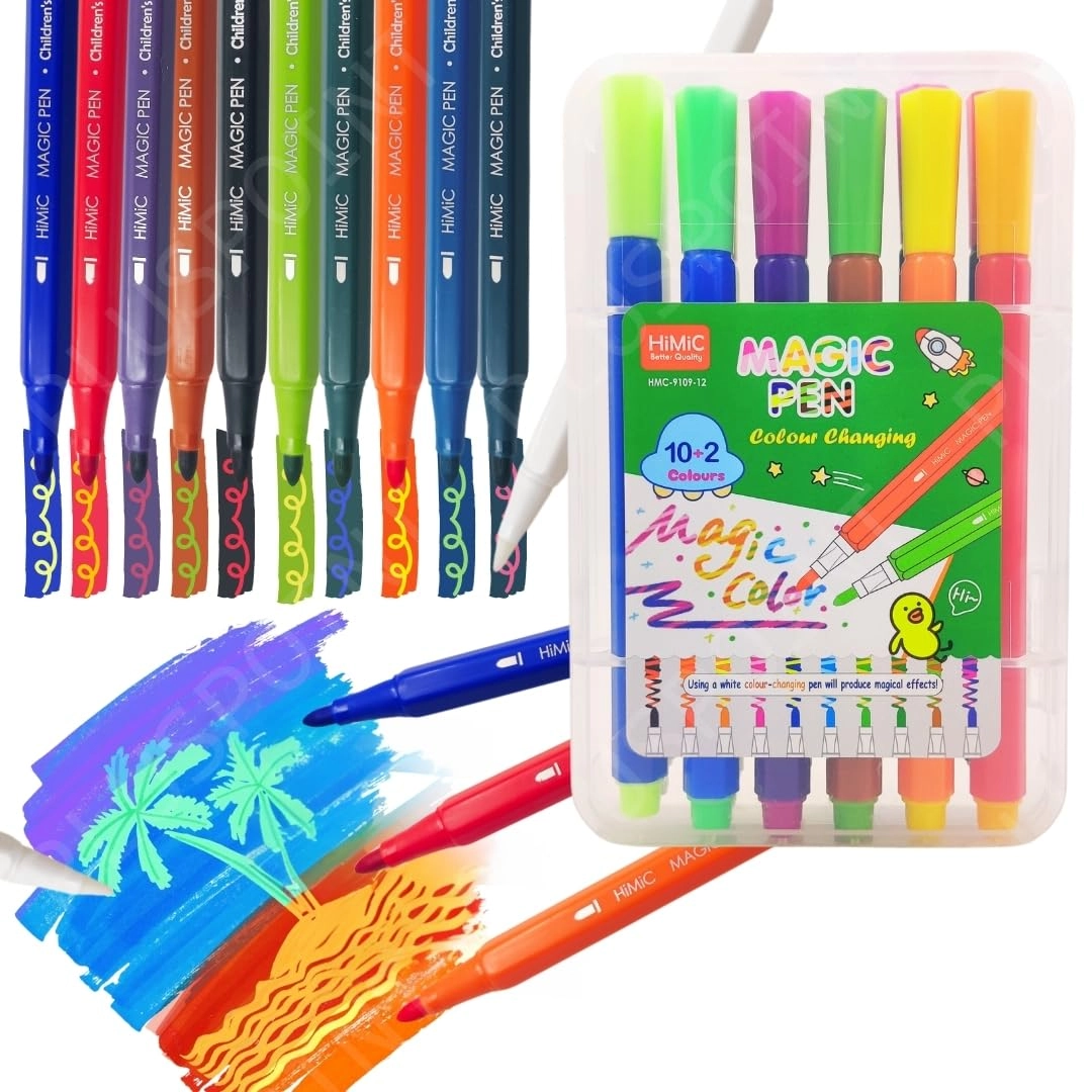 bright Magic Colors Changing Pen Set - Multicolor Chisel