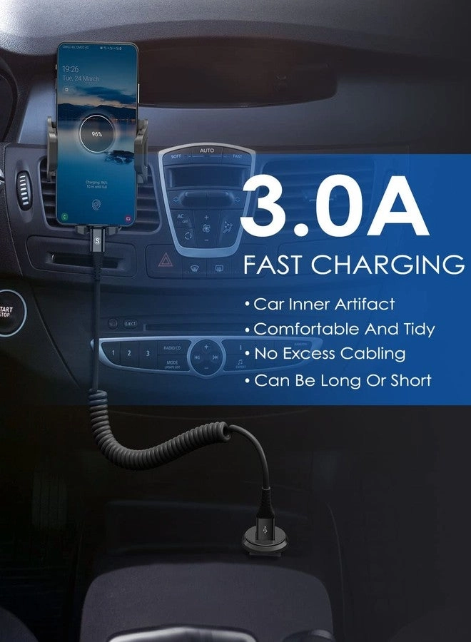 Charge Cable 480Mb/s USB-A to USB-C Coiled