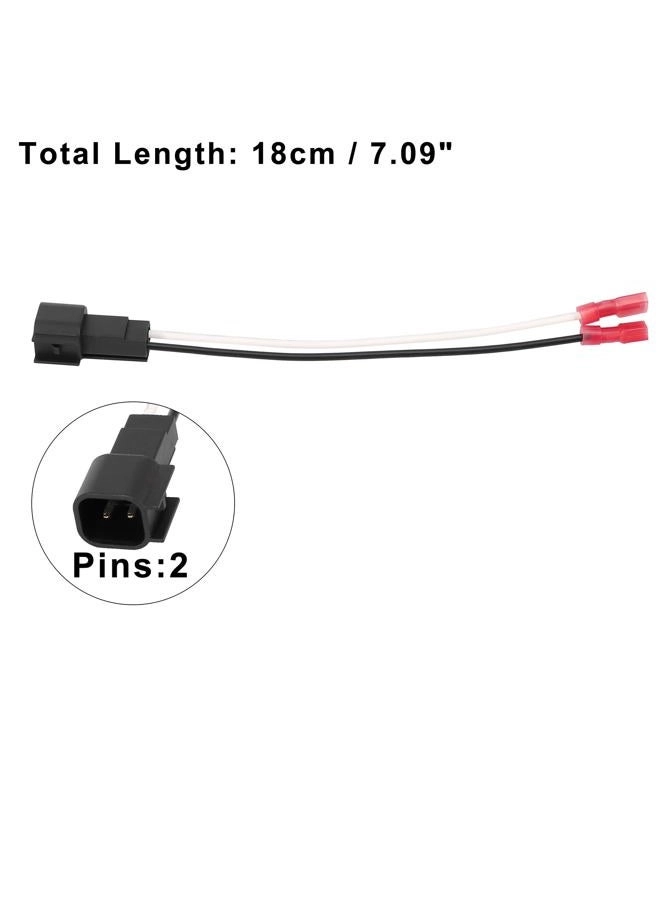 Car Speaker Connector Harness Wiring Adapter - 4 Black