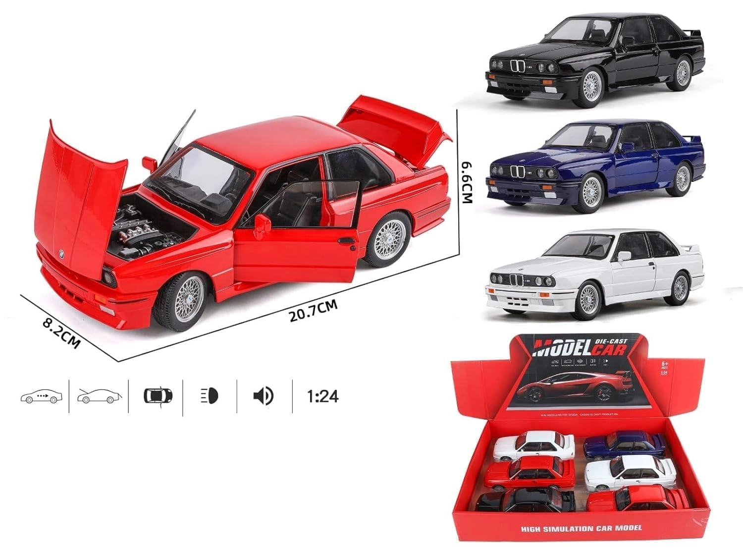 M3 E30 - 1:24 1pcs