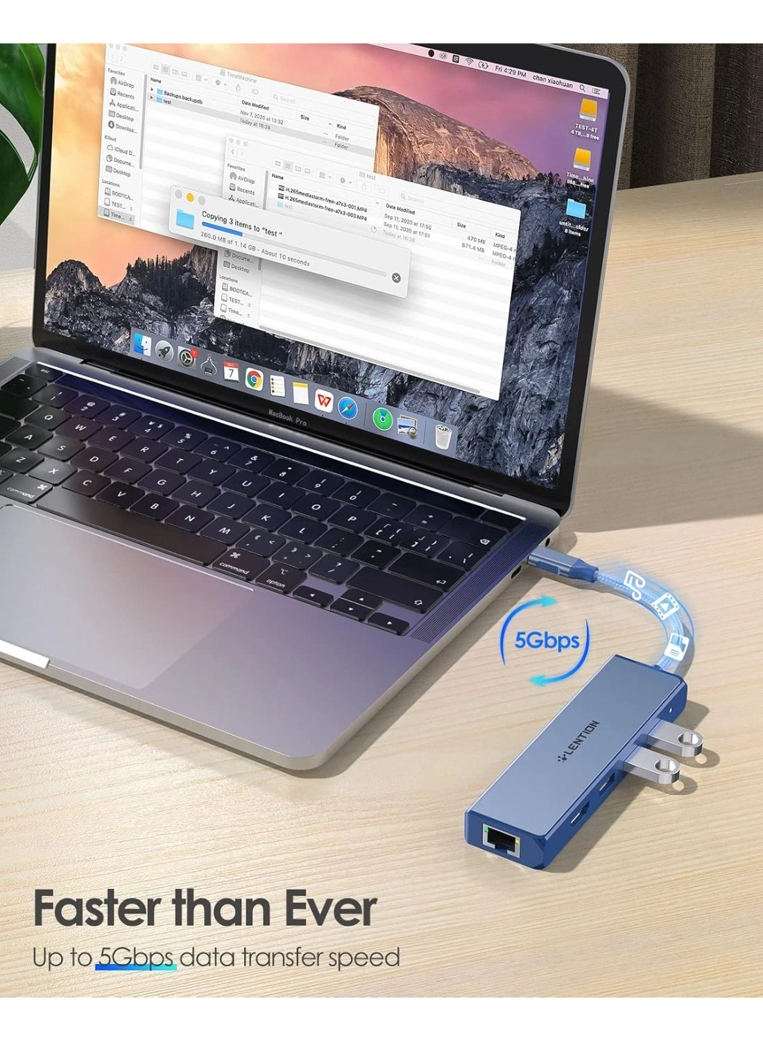 USB C Hub - 4K HDMI SD 3.0 Gigabit Ethernet