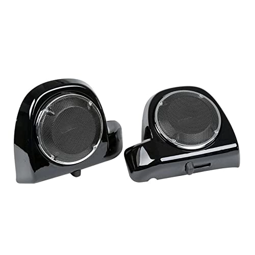 Motorcycle Audio Speaker Grill - Harley Touring Electra Street Glide Road King FLT FLHT FLHTCU FLHRC 2014 2015 2016 2017 2018 2019 2020