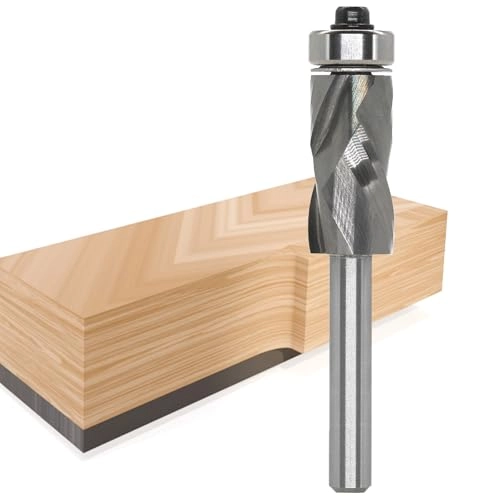 Akylin Solid Carbide Inserted Flush Trim Router Bit - 1/2" 1/4"