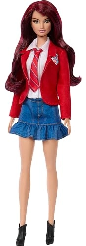 Roberta Doll - Plastic Long Red Hair Removable School Uniform Ages 3+