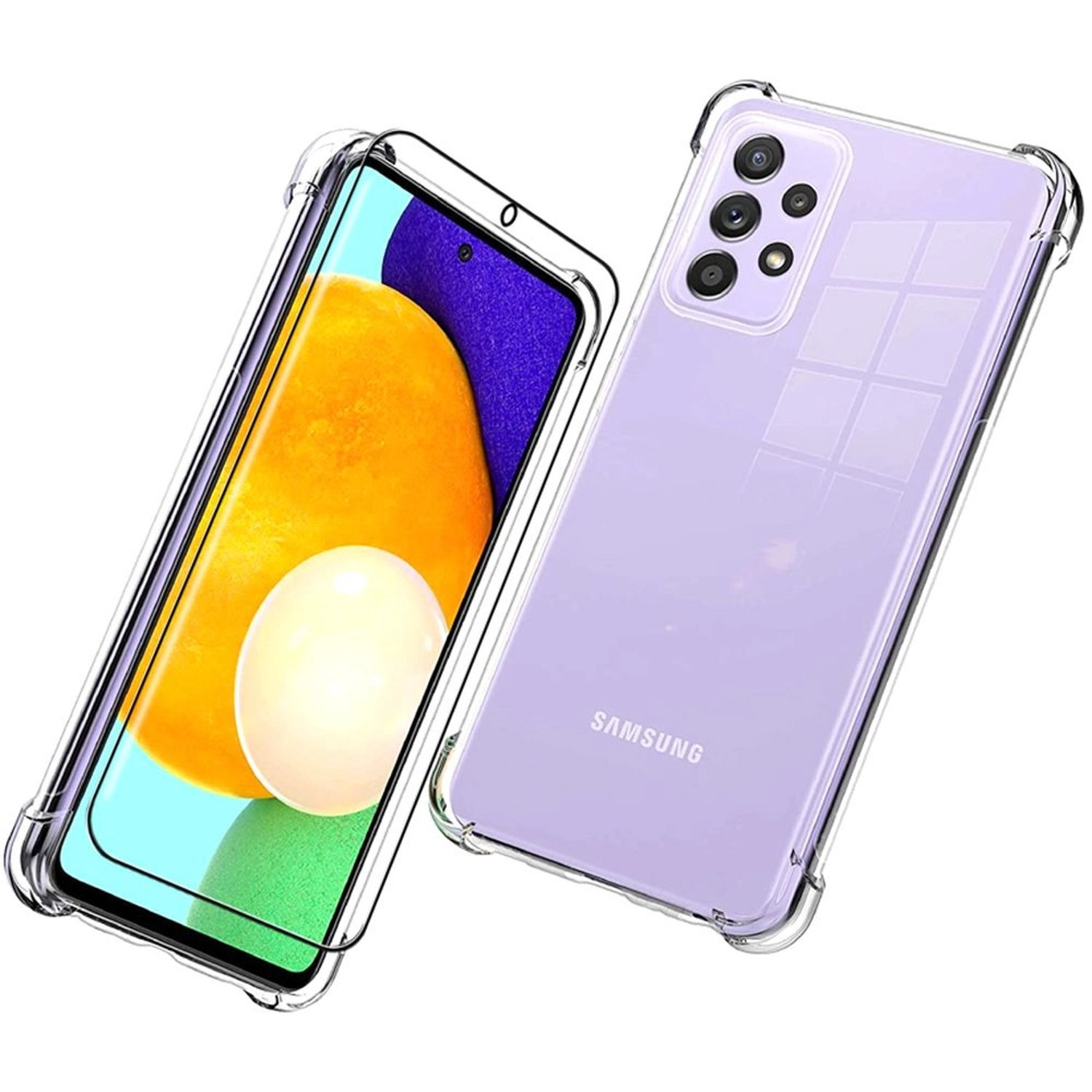 Max & Max Screen Protector with Case - Front And Back Case for Samsung Galaxy A73