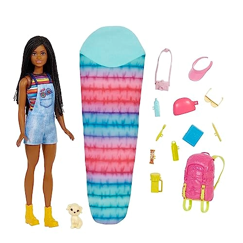 Camping Dolls - Malibu Brooklyn 10+ Accessories Ages 3+