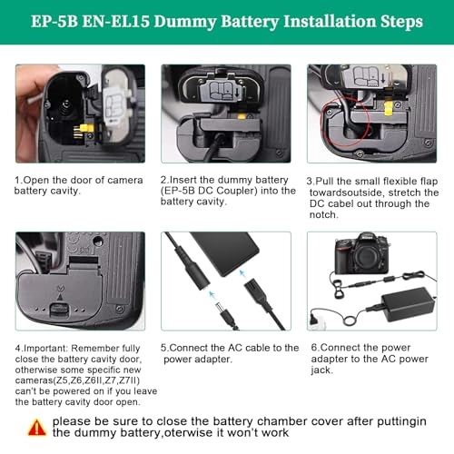 EN-EL15 - Dummy Battery + EH-5 EP-5B - Power Supply