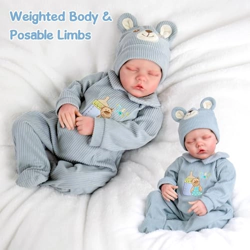 Reborn Baby Doll - 18 Inch Cloth Body Boy Ages 3+
