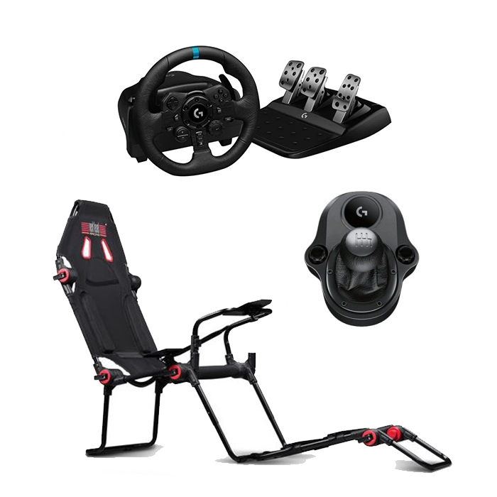 Next Level Racing F-GT Lite - PlayStation Edition + G923 - Trueforce + Driving Force Shifter