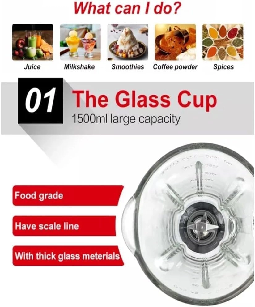 Juicer Blender Grinder 3-in-1 - 750W