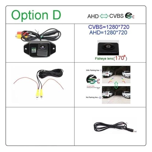 Car Rear View Camera - Night vision 1920 x 1080P