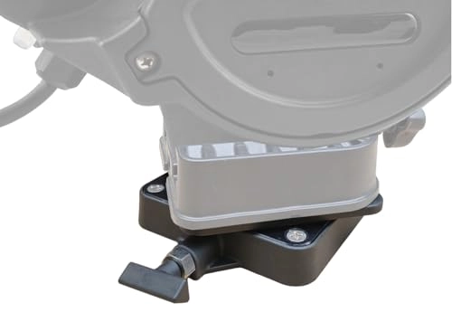 Low-Profile Swivel Mounting Base - Black Nylon Aluminum