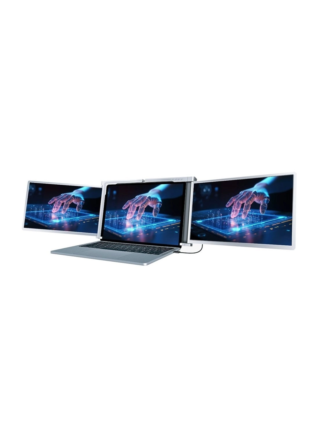 Powerology Dual Screen Portable Monitor - 1080P 13.3 inch