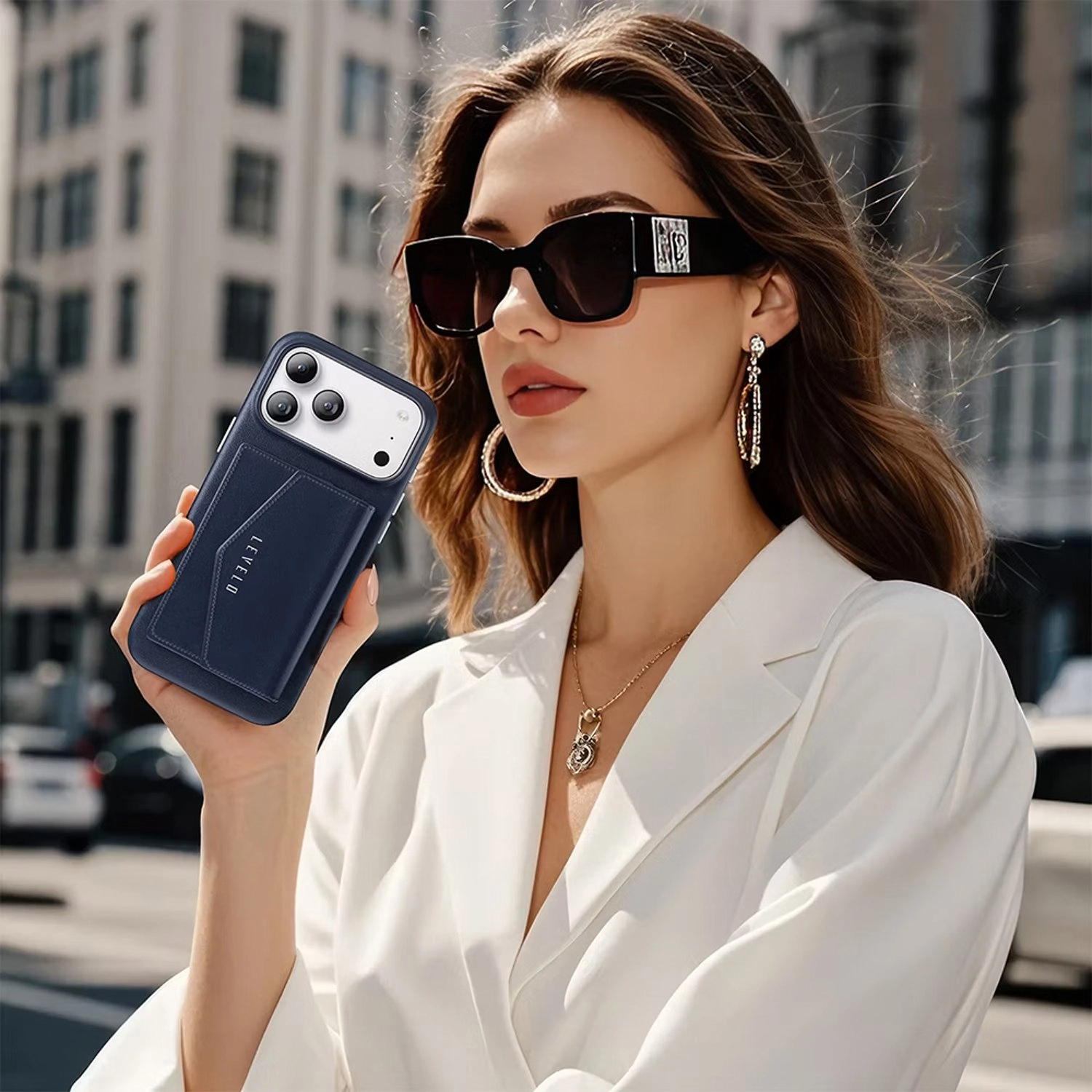 Vertex Wallet Case - PU Leather with MagSafe for iPhone 17 Pro Max