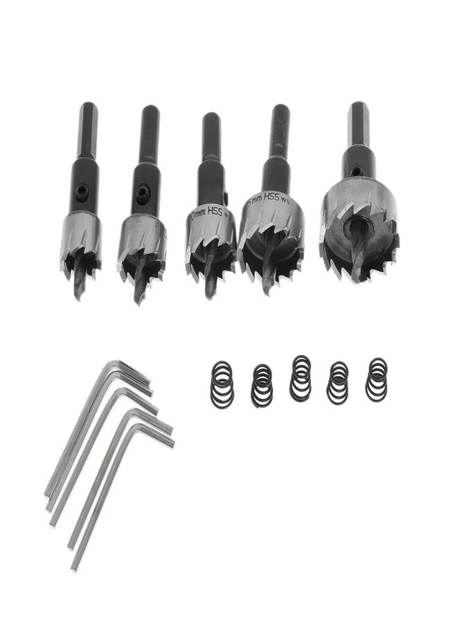 uptodateproducts HSS Stainless Steel Hole Saws - 16mm 18mm 20mm 25mm 30mm Metal